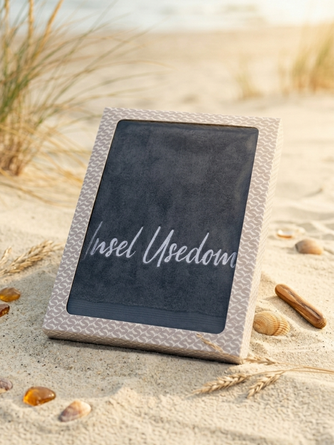 Möve Superwuschel Duschtuch „Insel Usedom“ deep blue
