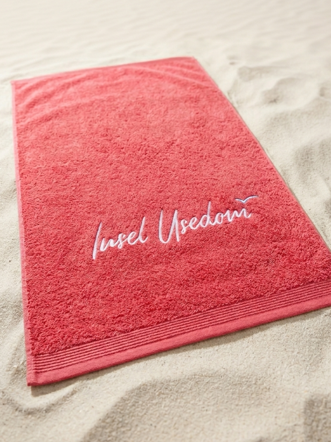 Möve Superwuschel Duschtuch „Insel Usedom“ coral