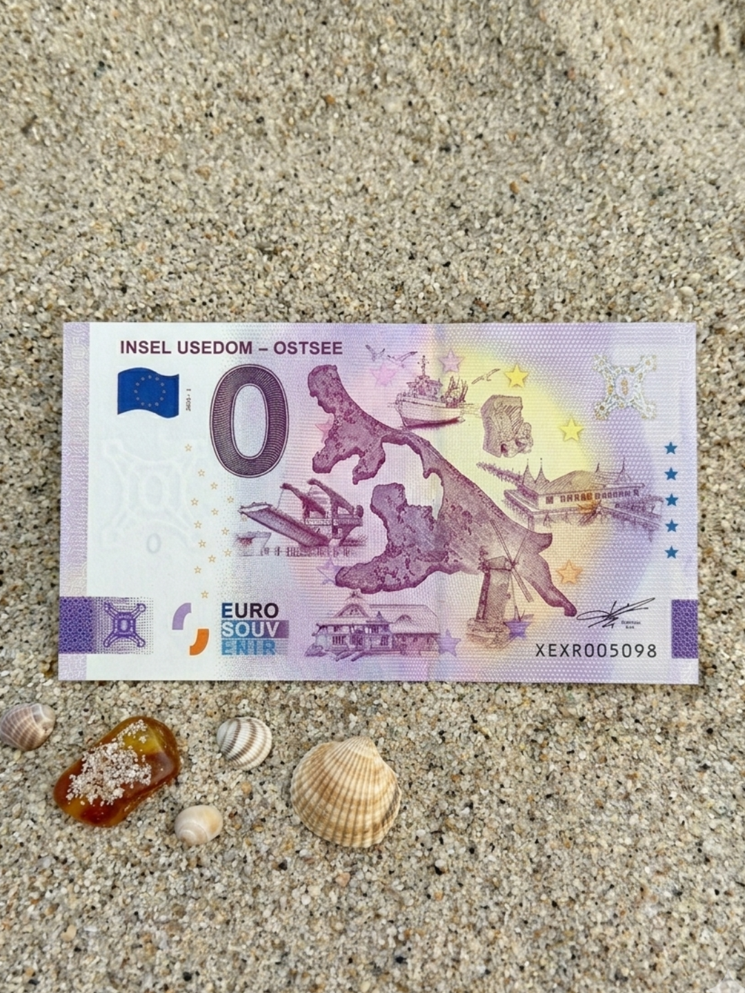 0-Euro-Schein Insel Usedom